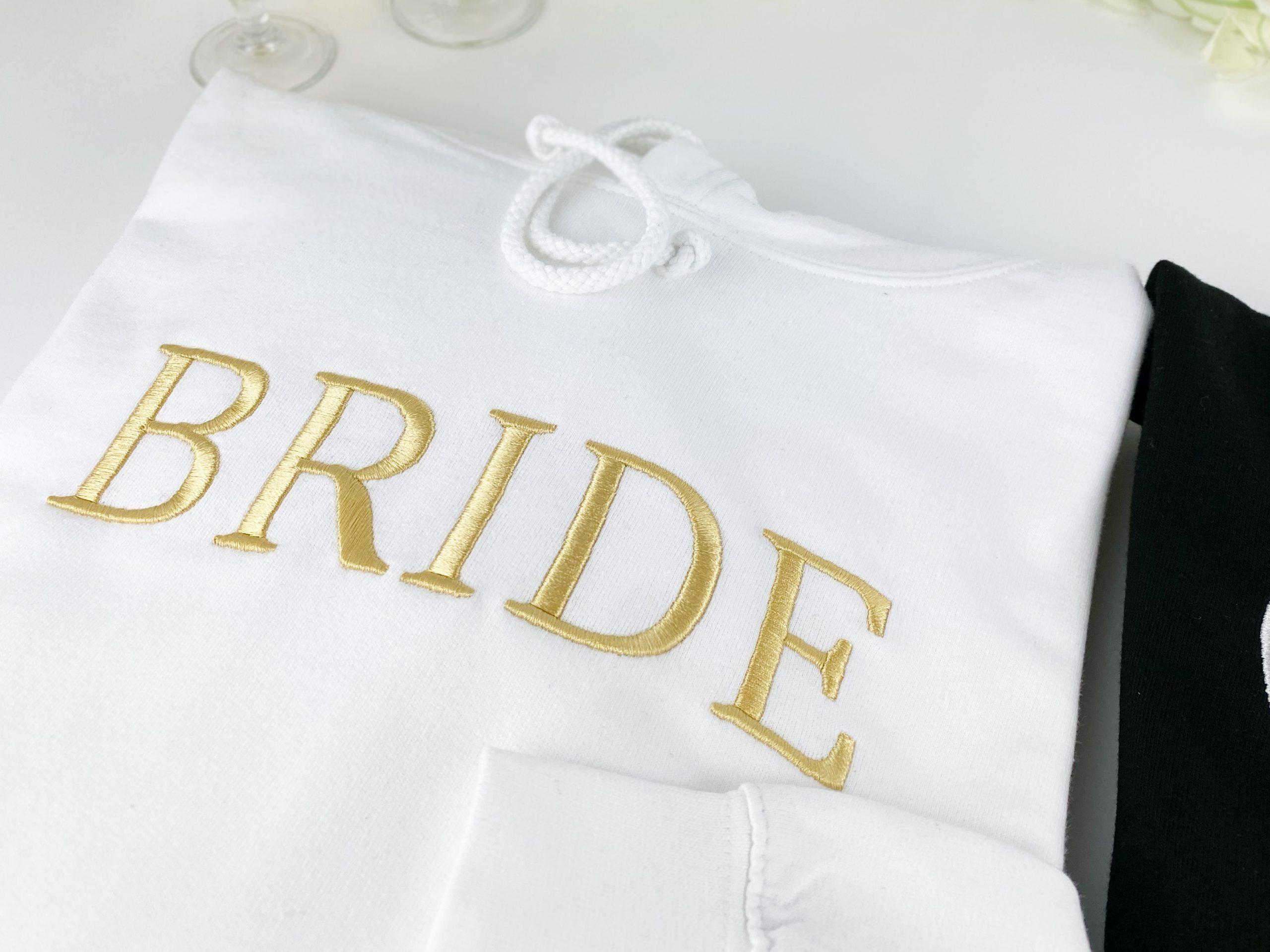 Hoodie ou T-shirt Bordado para Noiva e Noivo - Image 5