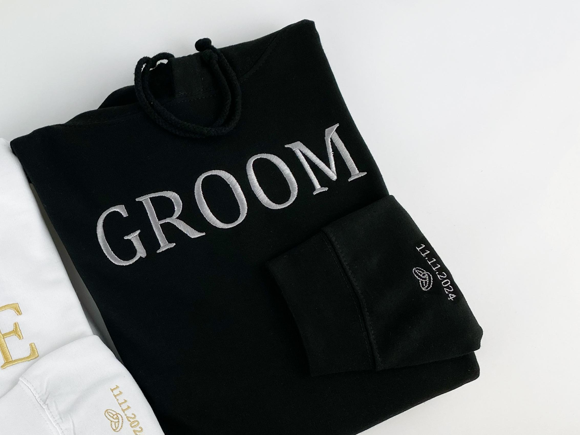 Hoodie ou T-shirt Bordado para Noiva e Noivo - Image 6