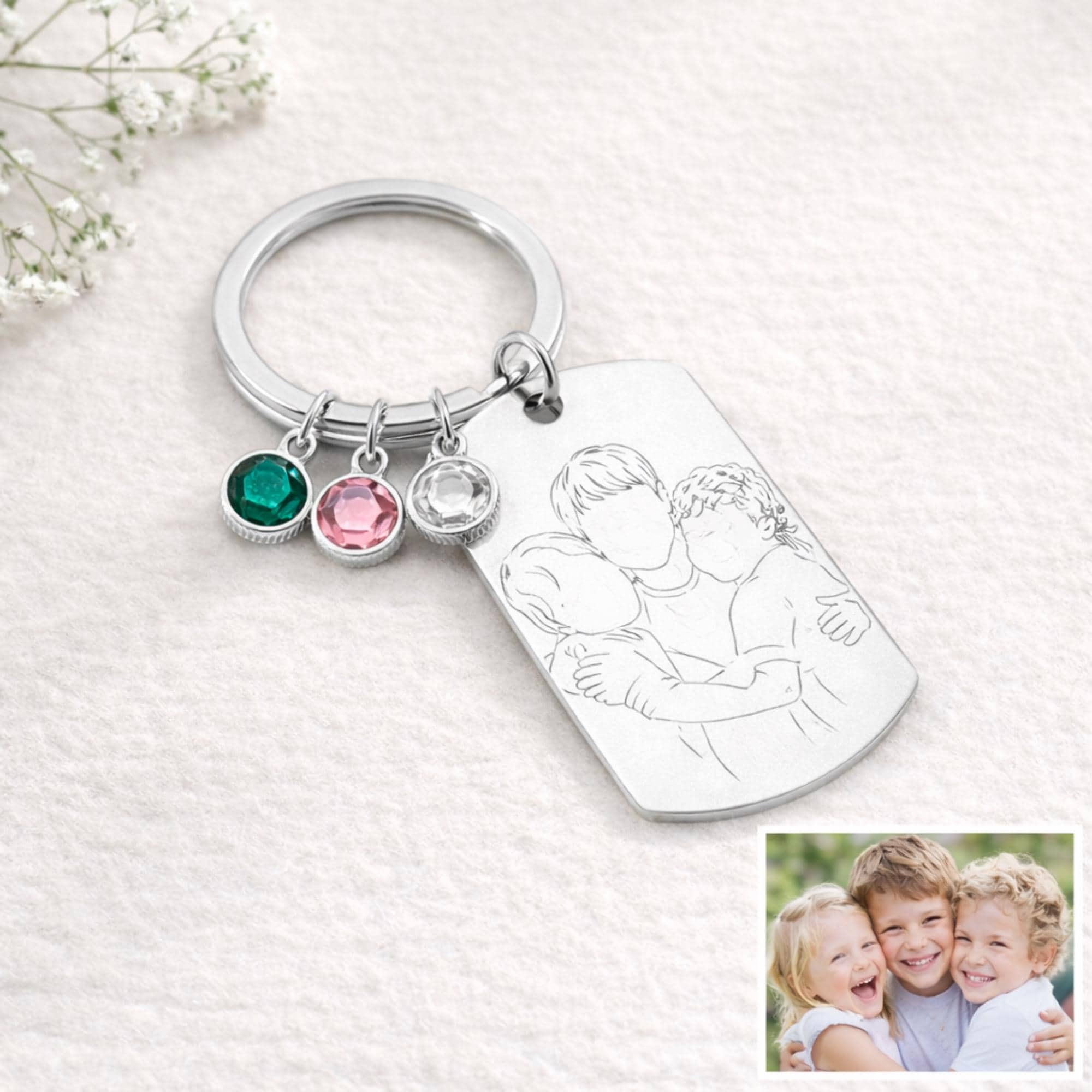 Porta-Chaves Personalizado com Foto - Image 2